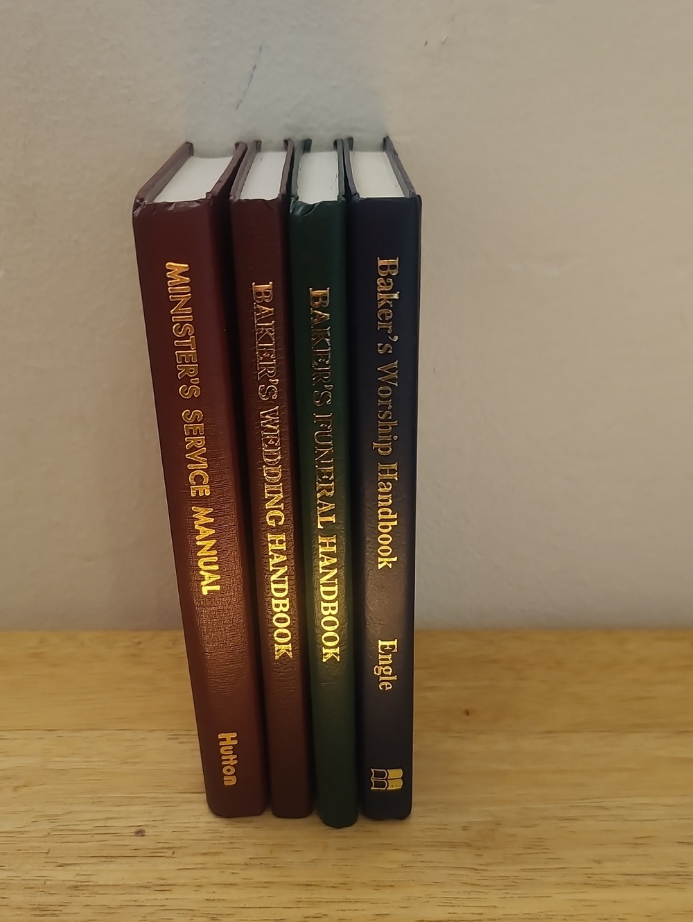 Ministers Service Manual & Baker's Worship, Funeral, Wedding Handbooks (Bundle)